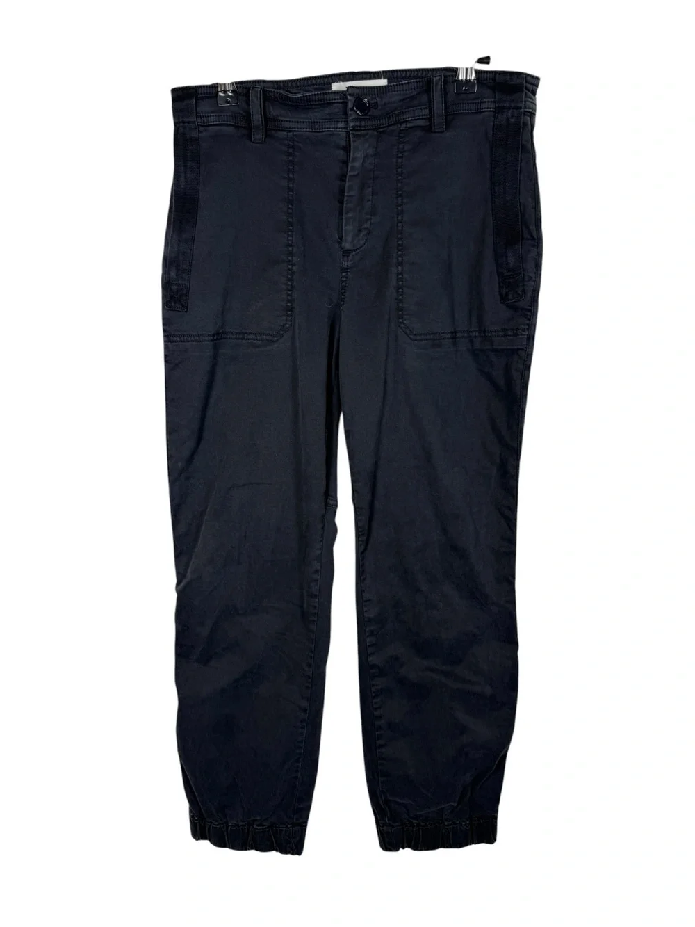 Anthropologie The Richie Slim Utility Cargo Jogger Faded Black Size 6